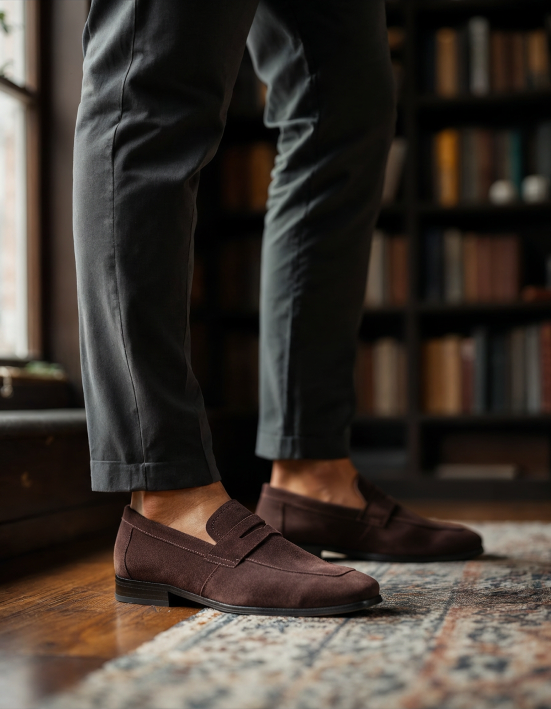 Wildleder Penny Loafer
